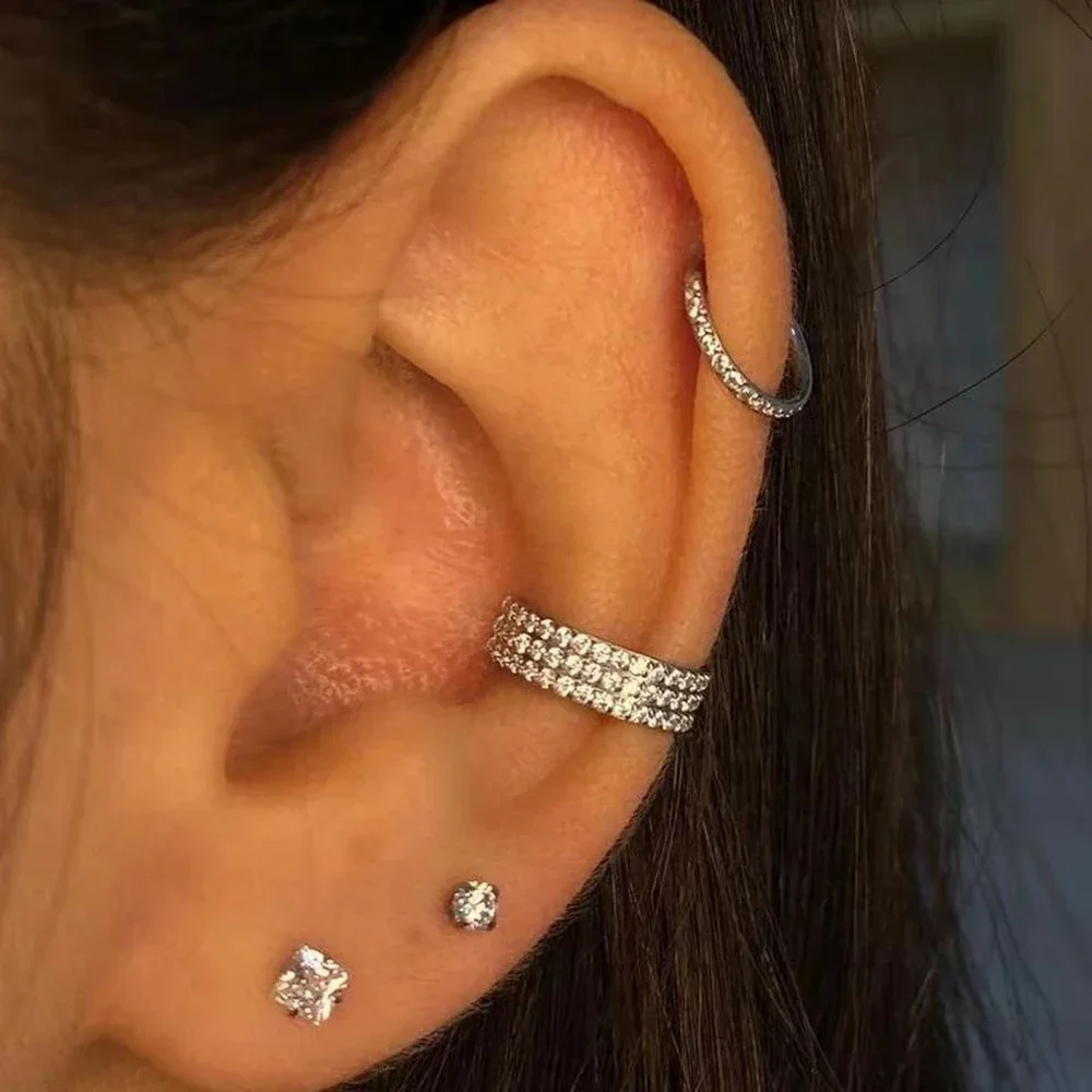 F136 Titanium piercing ZC Nose Rings Women Hinged Segment Septum Clicker Daith Earrings Hoop Cartilage Tragus Piercing Jewelry - AliExpress 36 - Image 6
